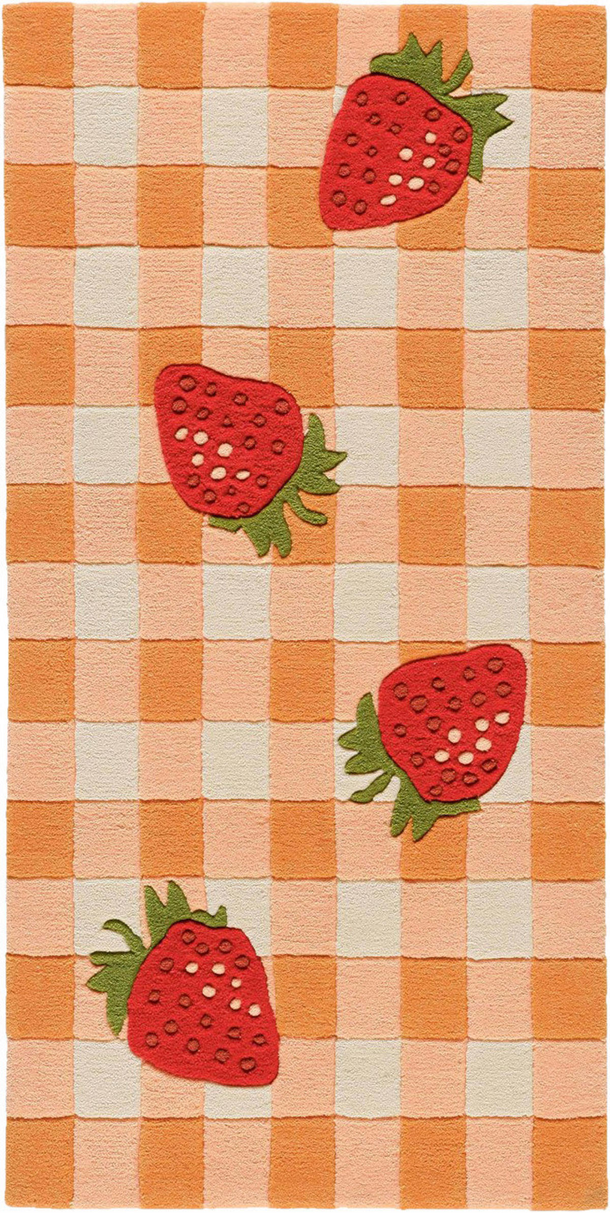 Arte Espina Kurzflorteppich Joy 996 rot B/L: ca. 70x140 cm Joy 996 - rot (70,00/140,00cm) - Arte Espina