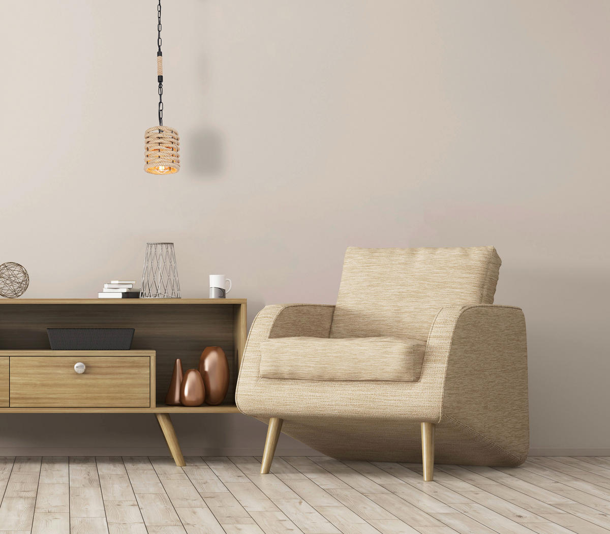 GLOBO Pendelleuchte schwarz Metall H/D: ca. 150x15 cm E27 1 Brennstellen HALIA - schwarz (15,00/150,00cm) - GLOBO