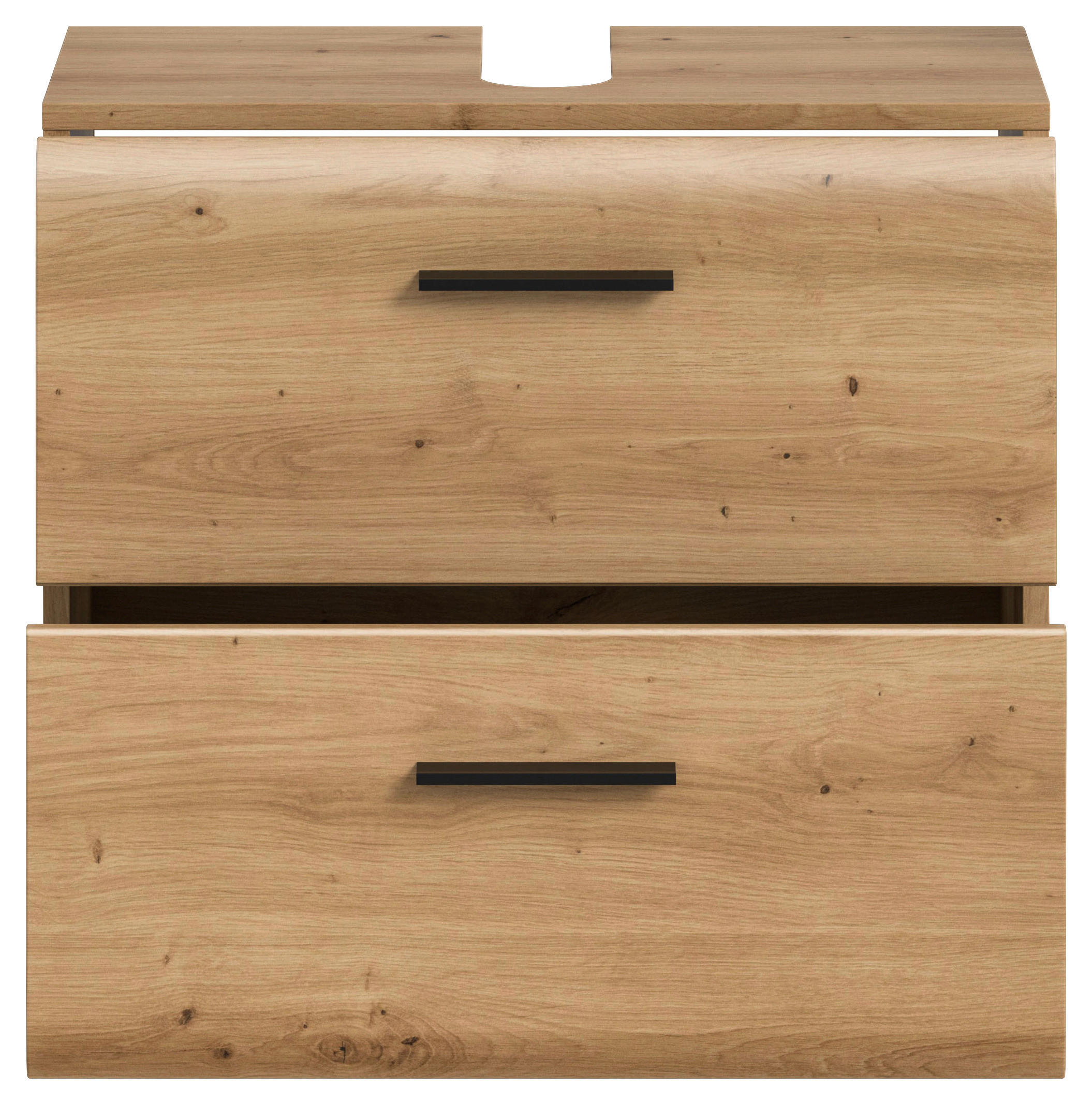 Waschbeckenunterschrank Ice Artisan Oak Nachbildung B/H/T: ca. 60x54x60 cm Ice - (60,00/54,00/60,00cm) - xonox.home