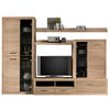 Wohnwand CanCan Eiche Sonoma Nachbildung B/H/T: ca. 285x195x40 cm CanCan - Eiche (285,00/195,00/40,00cm)