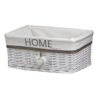 POCOline Aufbewahrungskorb weiß Weide B/H/L: ca. 30x17x42 cm Korb_Home_L - weiß (42,00/30,00/17,00cm) - POCOline