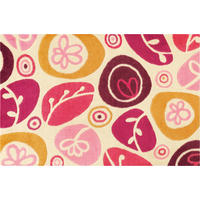 Arte Espina Kurzflorteppich Living Mat 5 mehrfarbig B/L: ca. 64x168 cm Living Mat 5 - rot/mehrfarbig (64,00/168,00cm) - Arte Espina