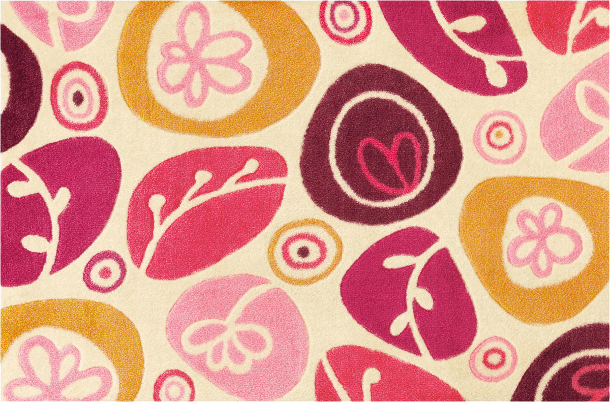 Arte Espina Kurzflorteppich Living Mat 5 mehrfarbig B/L: ca. 64x168 cm Living Mat 5 - rot/mehrfarbig (64,00/168,00cm) - Arte Espina