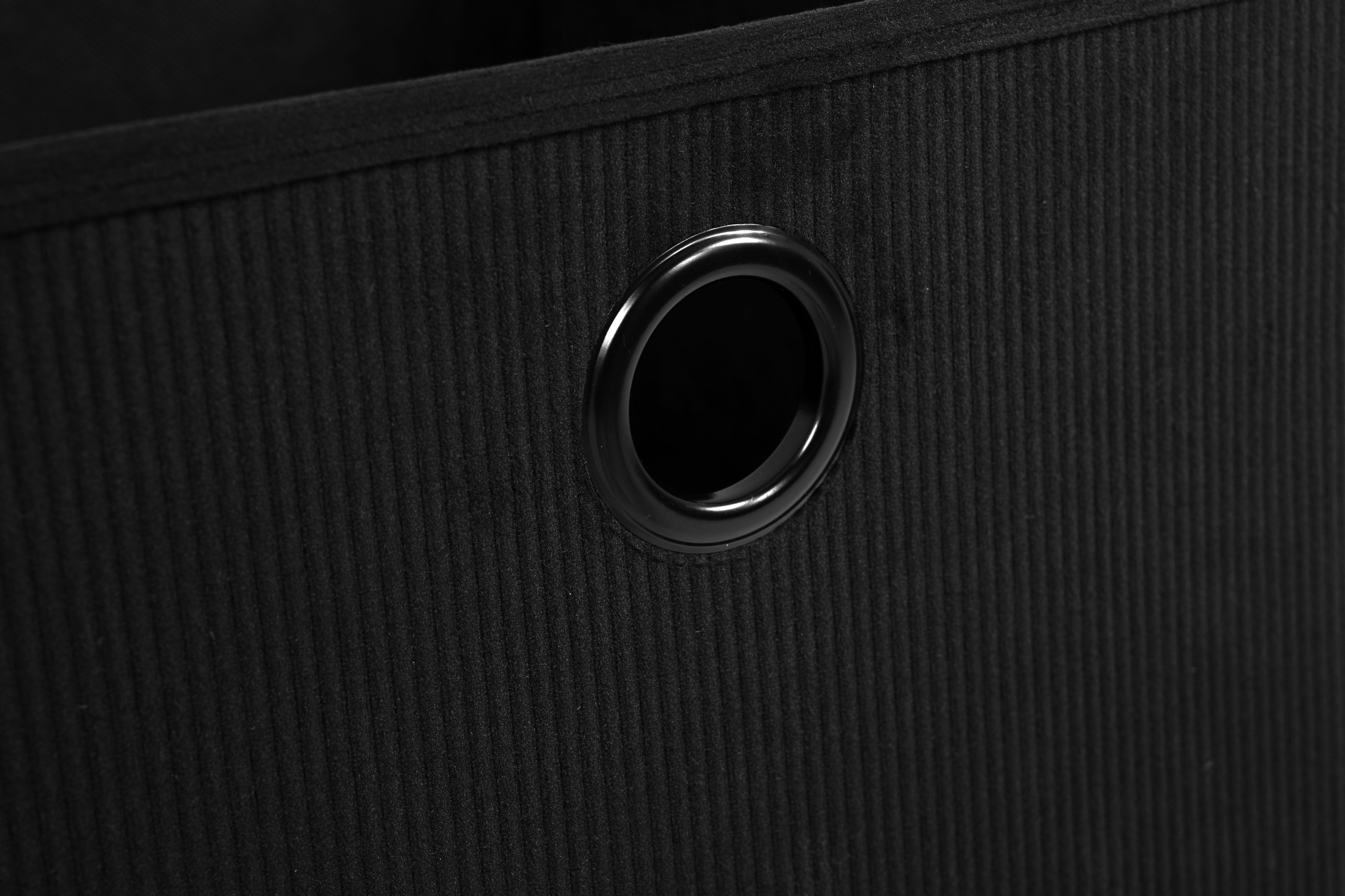 Thumbnail - Stoffbox schwarz B/H/T: ca. 32x32x32 cm