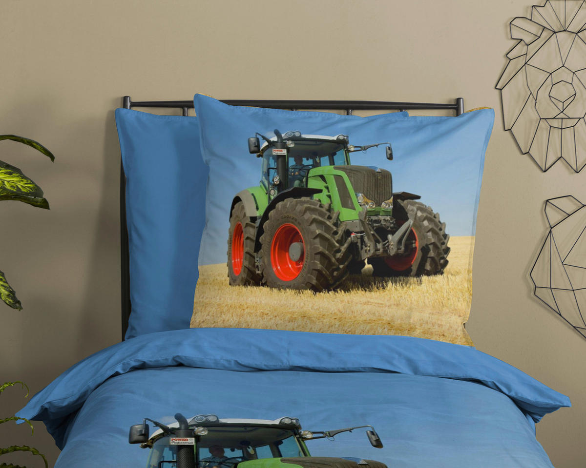 Baumwoll Bettwäsche Tractor Renforce Tractor - Multi (135,00/200,00cm) - Good Morning