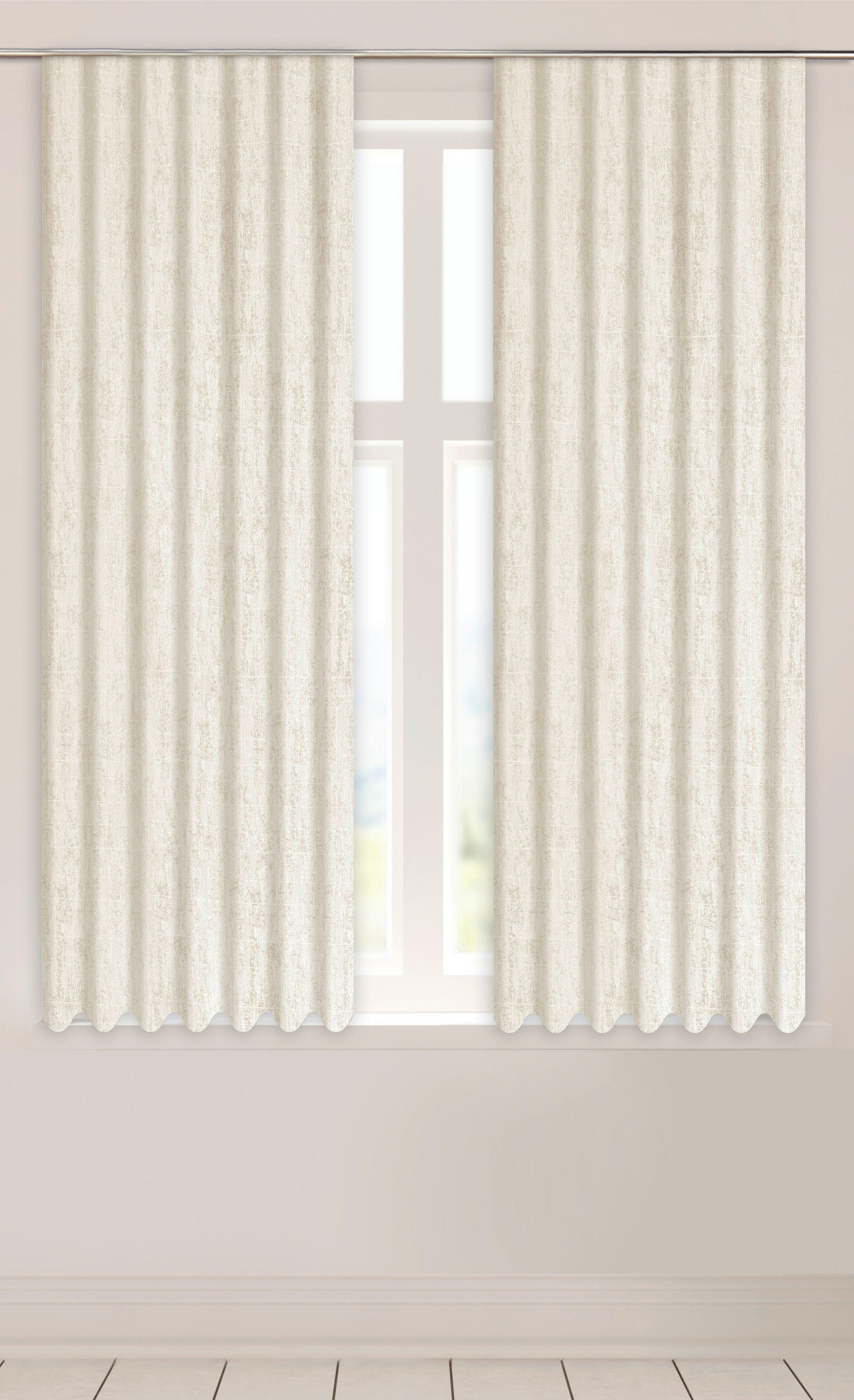Dekovorhang Eden champagner B/L: ca. 135x175 cm Eden - champagner (135,00/175,00cm)