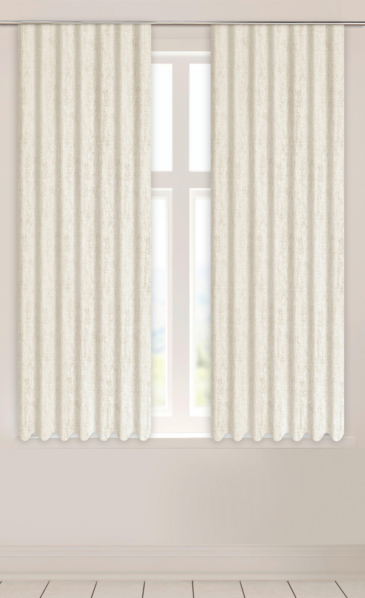 Dekovorhang Eden champagner B/L: ca. 135x175 cm Eden - champagner (135,00/175,00cm)