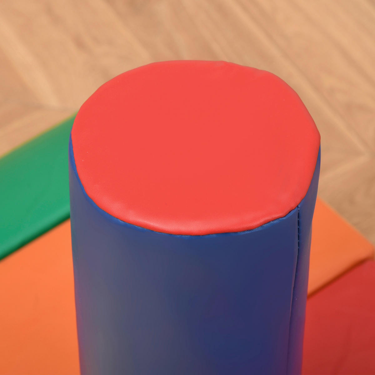 HOMCOM Kinder Softbausteine 7-tlg. B/H/L: ca. 40x60x11 cm Kinder-Softplay-Set - bunt (11,00/40,00/60,00cm) - HOMCOM