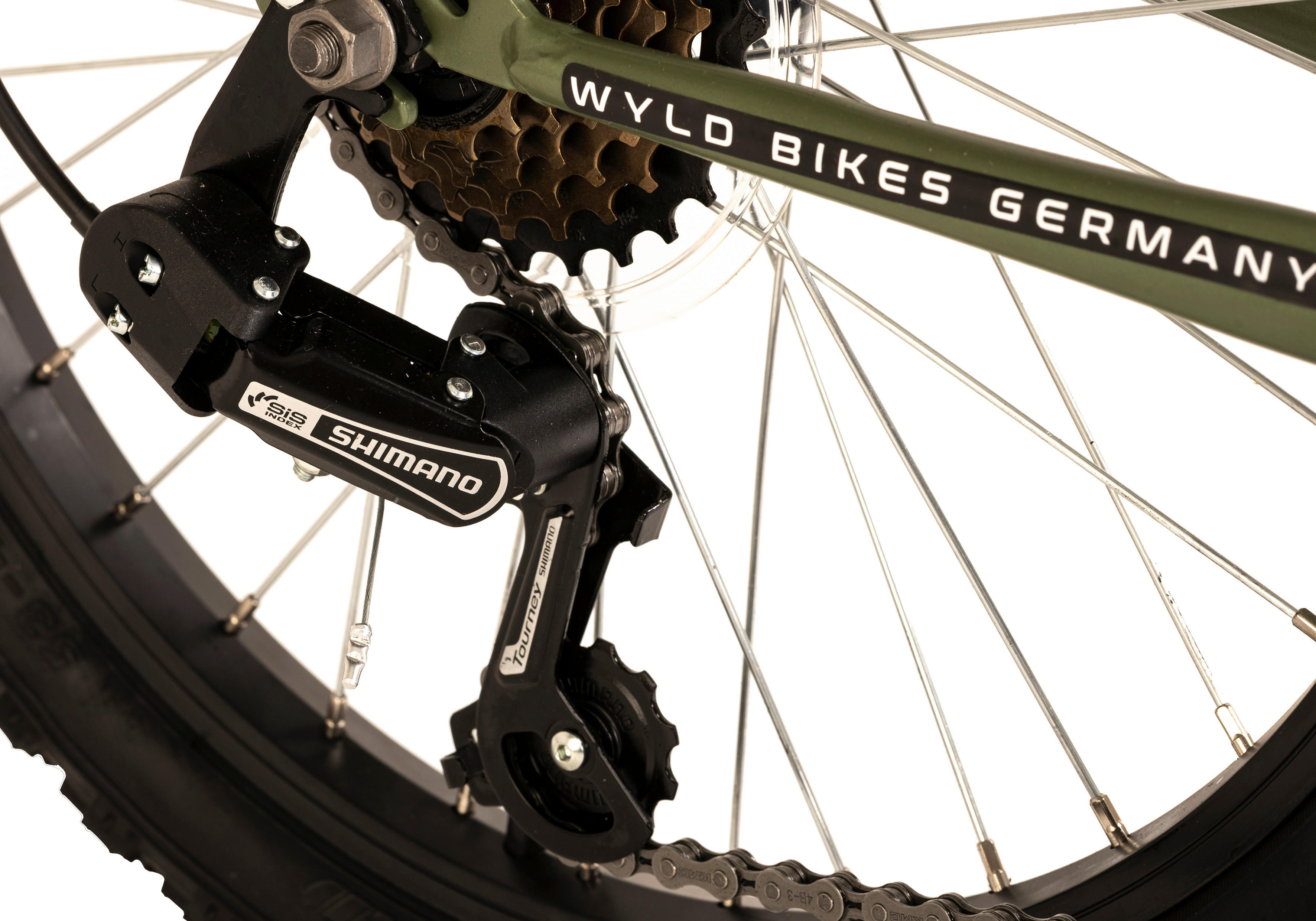 WYLD Kinder-Mountainbike Zodiac ZODIAC 20 Zoll Rahmenhöhe 31 cm 6 Gänge grün grün ca. 20 Zoll Zodiac - grün - WYLD