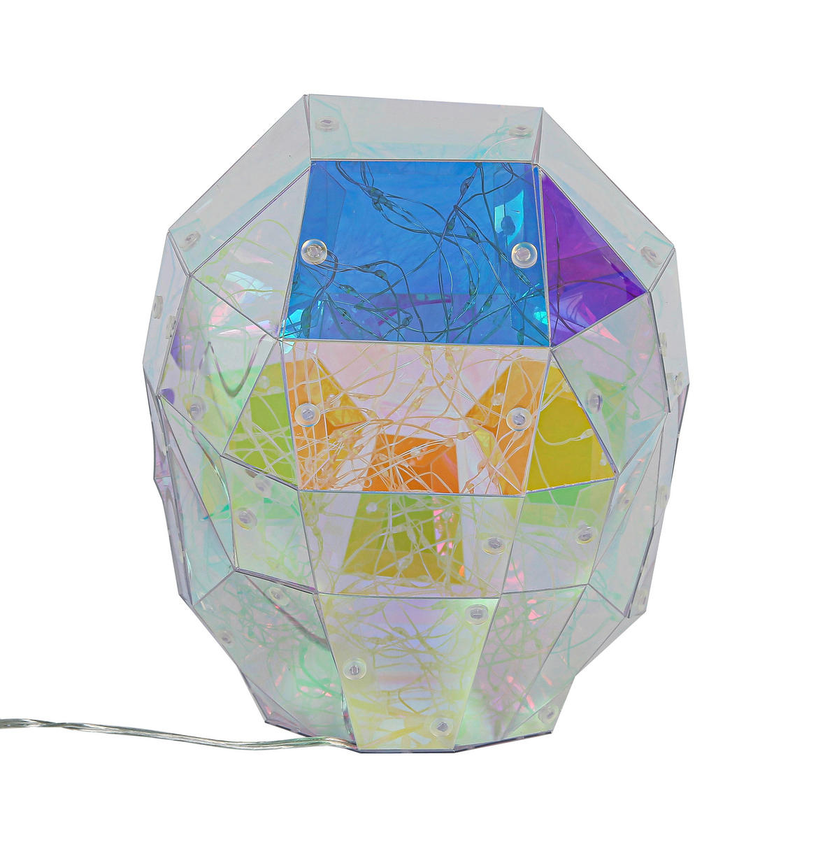 Nolo Tischleuchte transparent B/H/L: ca. 17x17x23 cm LED-Tischleuchte_Totenkopf - transparent (23,00/17,00/17,00cm) - Nolo