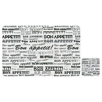 Platzmattenset weiß Kunststoff B/L: ca. 28x44 cm Platzmatte_Bon-Appetit - weiß (28,00/44,00cm)