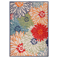 Sanat Outdoorteppich FLORAL bunt B/L: ca. 80x200 cm FLORAL - bunt (80,00/200,00cm) - Sanat
