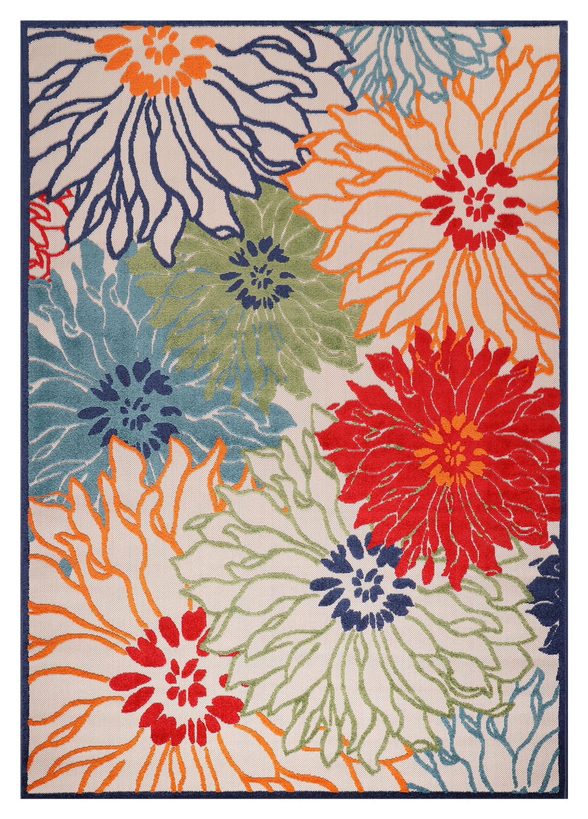 Sanat Outdoorteppich FLORAL bunt B/L: ca. 80x200 cm FLORAL - bunt (80,00/200,00cm) - Sanat