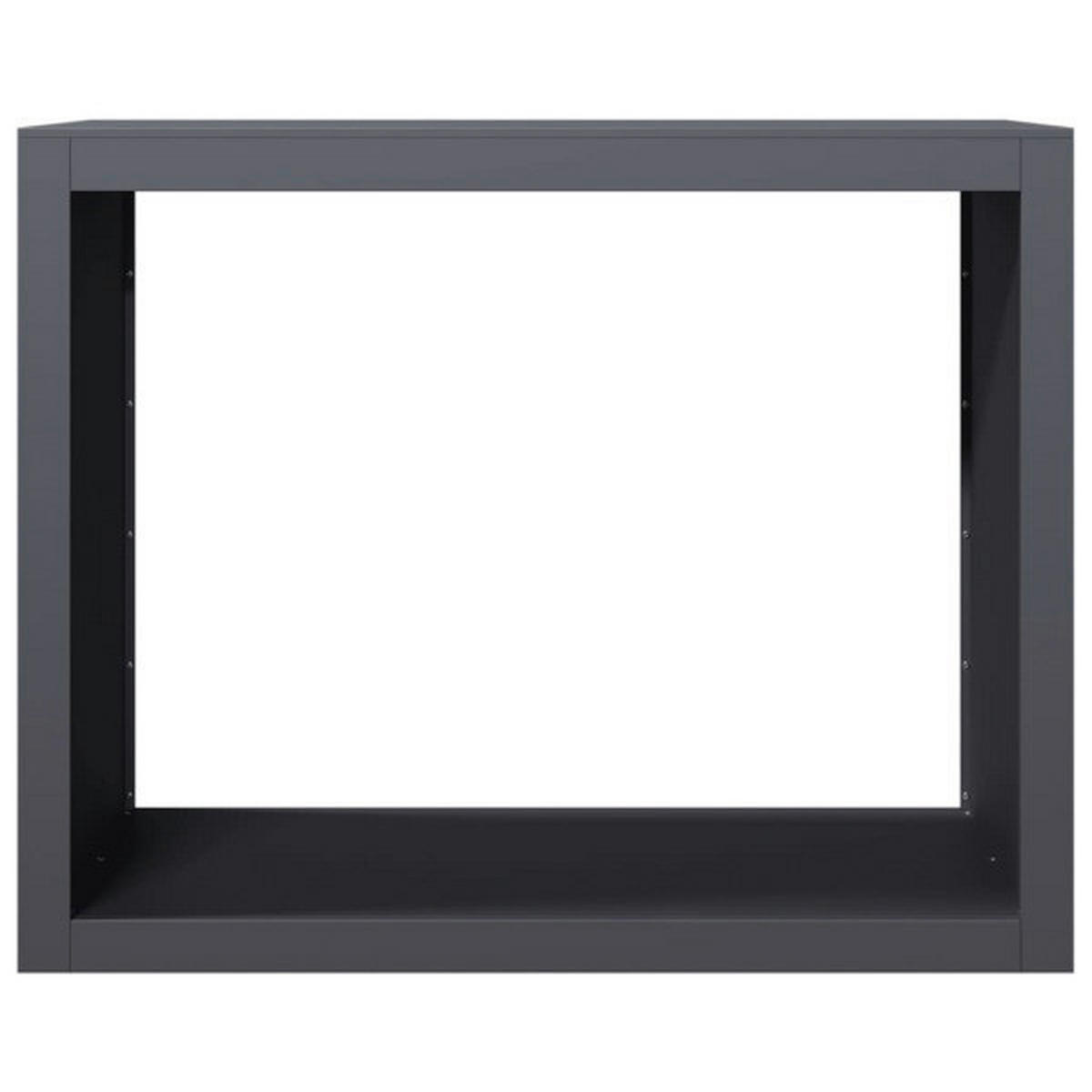 VidaXL Brennholzregal anthrazit B/H/L: ca. 40x80x100 cm Brennholzregal - anthrazit (100,00/40,00/80,00cm) - VidaXL