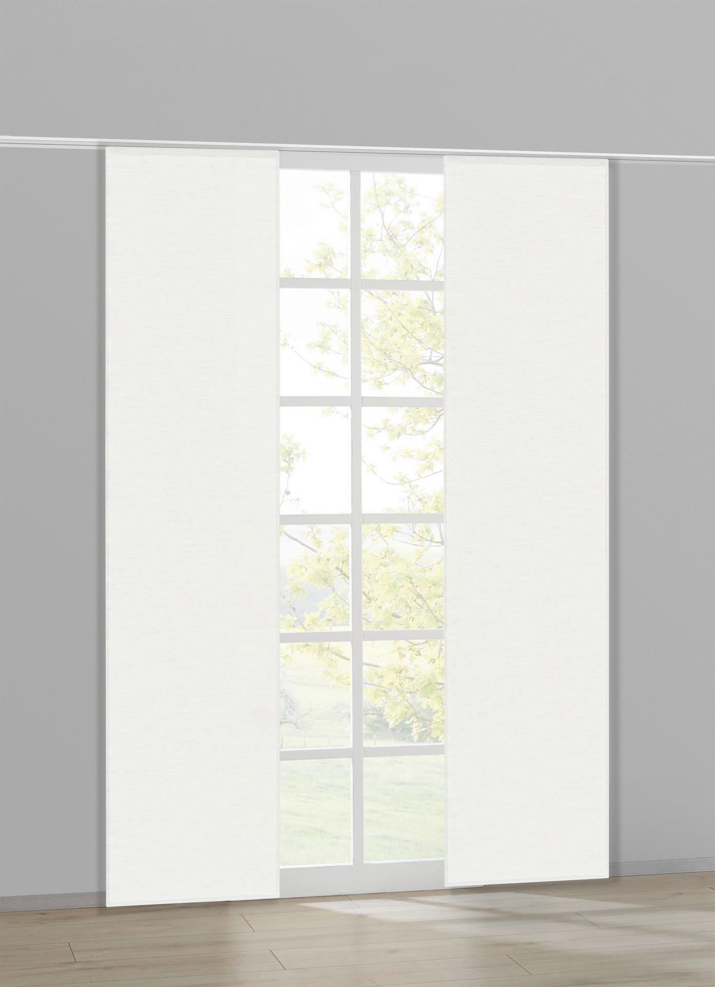 ACUS design collection Schiebevorhang weiß B/L: ca. 60x245 cm Schiebevorhang_uni - weiß (60,00/245,00cm) - ACUS design collection