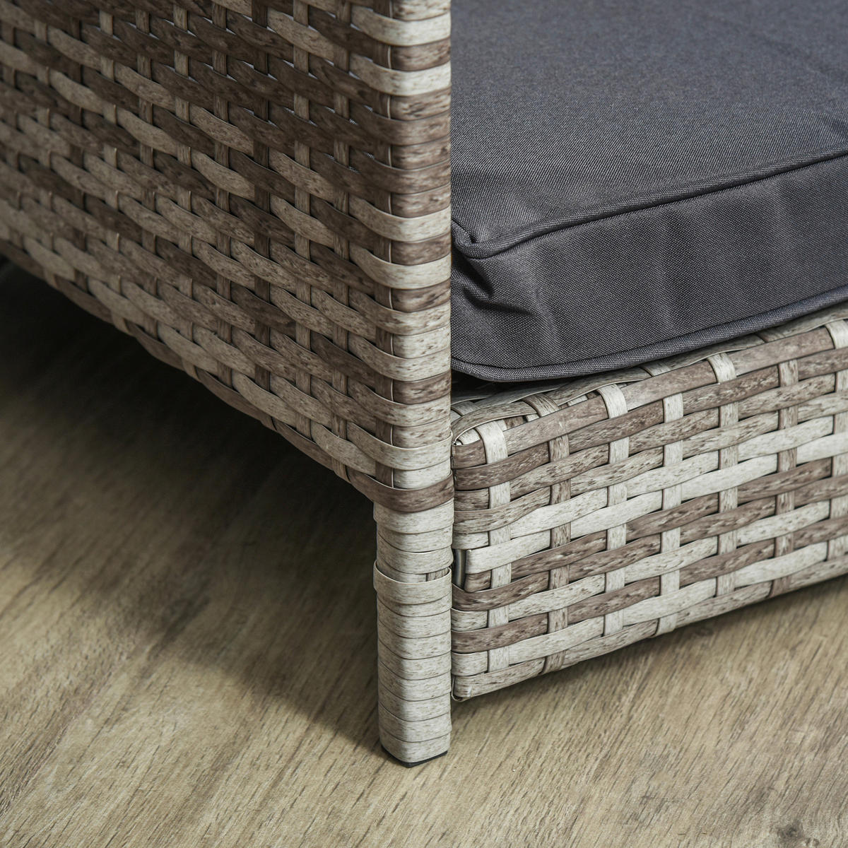 PawHut Hunde-Zubehör grau Polyester B/H/L: ca. 98x69x70 cm Hundehütte - grau (70,00/98,00/69,00cm) - PawHut
