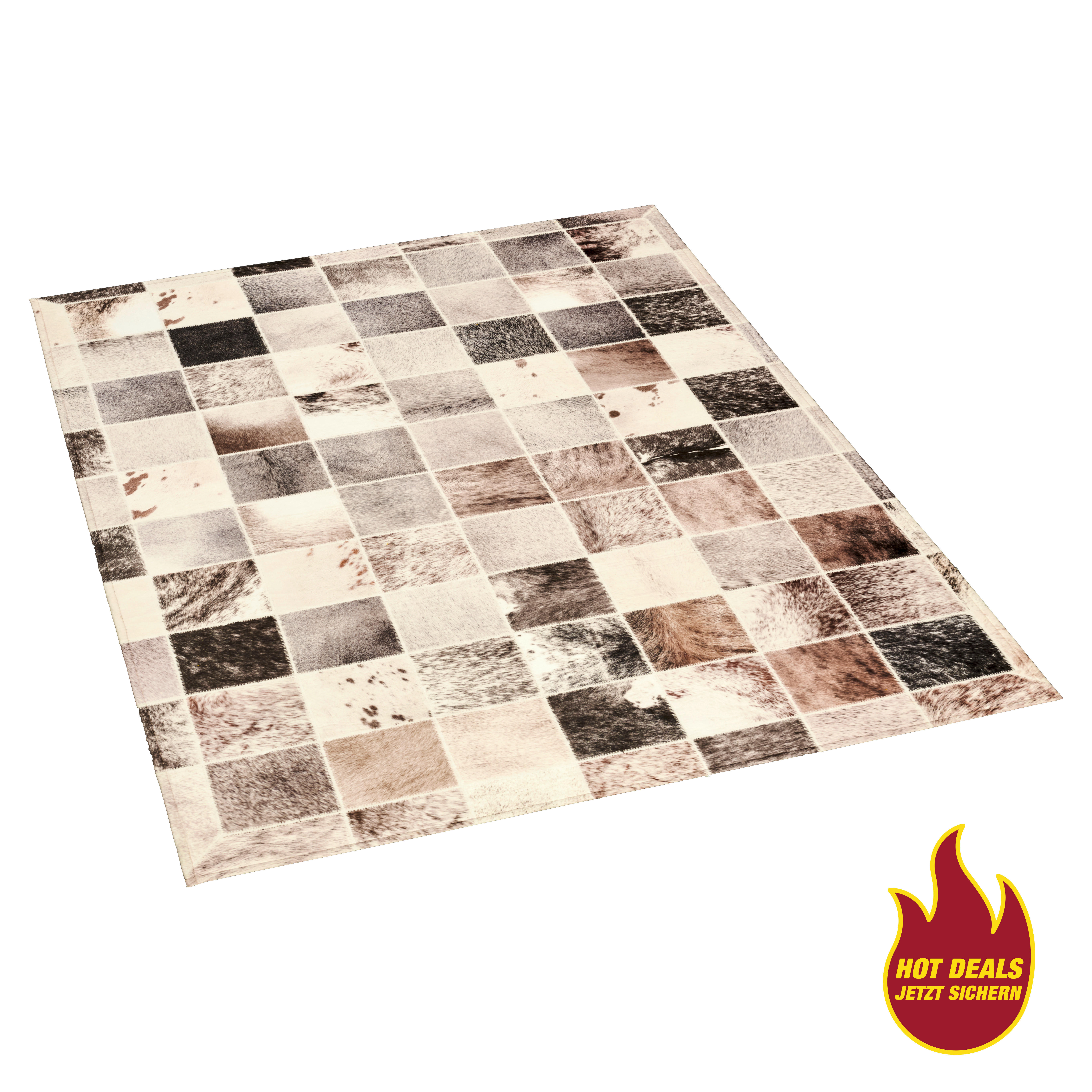 Fellimitat Maverick beige B/L: ca. 120x170 cm Maverick - beige (120,00/170,00cm)