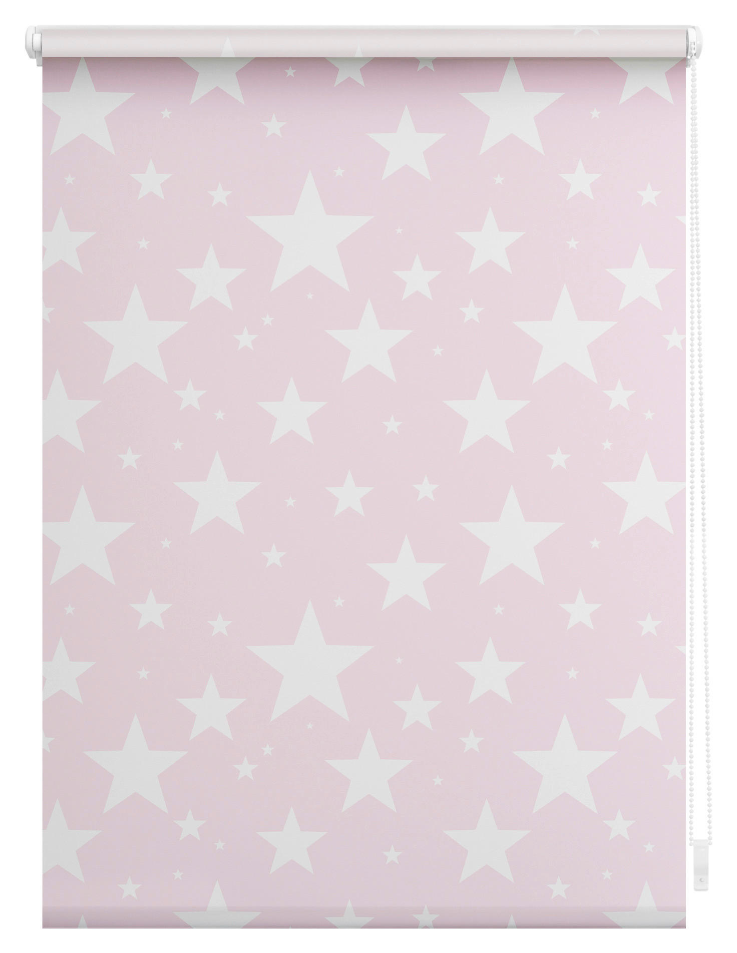 Thumbnail - LICHTBLICK Verdunkelungsrollo Sterne rosa B/L: ca. 80x150 cm