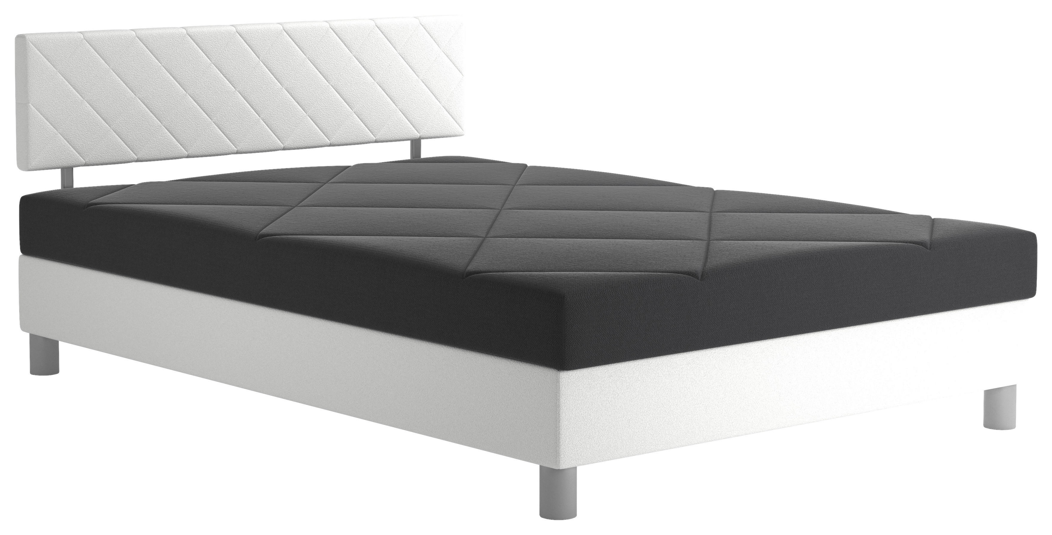 grau Monza_Polsterbett - grau (142,00/92,00/205,00cm)