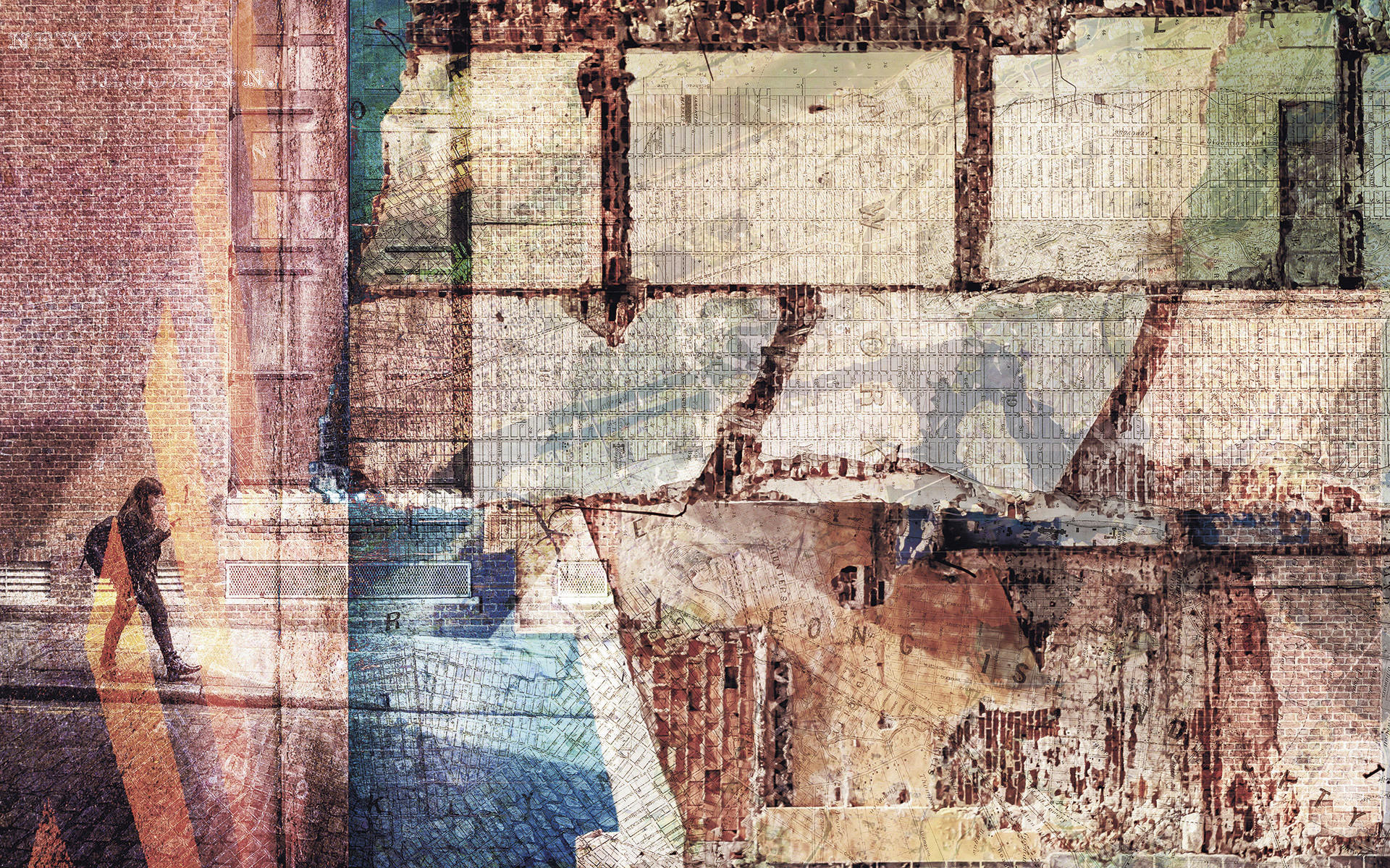 Komar Fototapete Urban Art B/L: ca. 400x250 cm Urban Art - (400,00/250,00cm) - Komar
