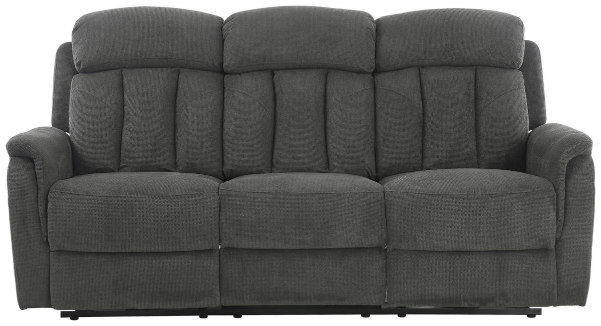 Sofa FM-3216-3P braun Microfaser B/H/T: ca. 200x100x95 cm FM-3216-3P - braun (200,00/100,00/95,00cm)