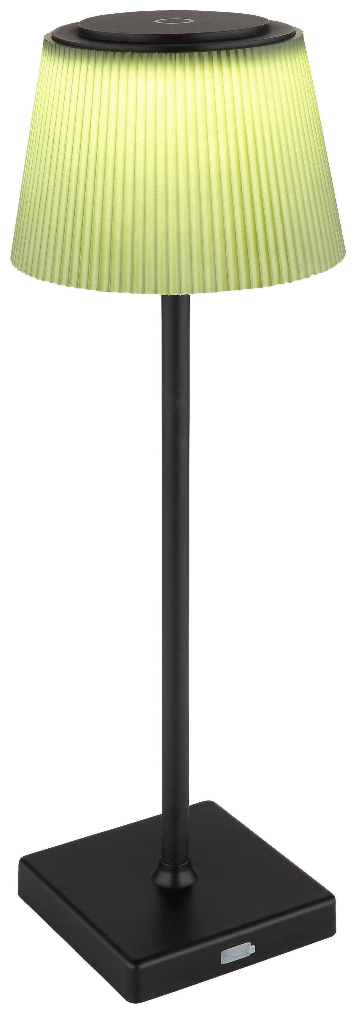 GLOBO LED-Tischleuchte braun mattschwarz Metall Kunststoff H/D: ca. 38x13 cm GREGOIR - braun/mattschwarz (13,00/38,00cm) - GLOBO