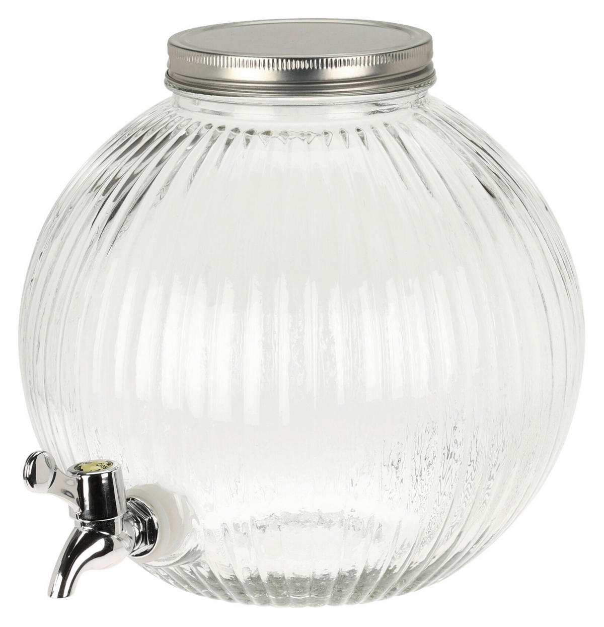 Getränkespender transparent Glas Getränkespender 5,5l - transparent