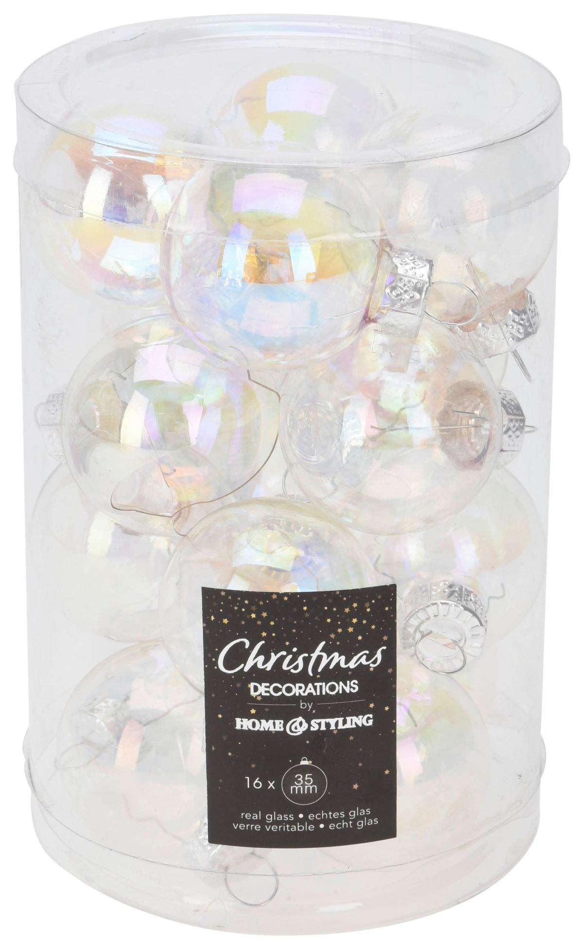 Weihnachtskugel perlmutt D: ca. 3,5 cm Weihnachtskugeln_16erSet - perlmutt (3,50cm)