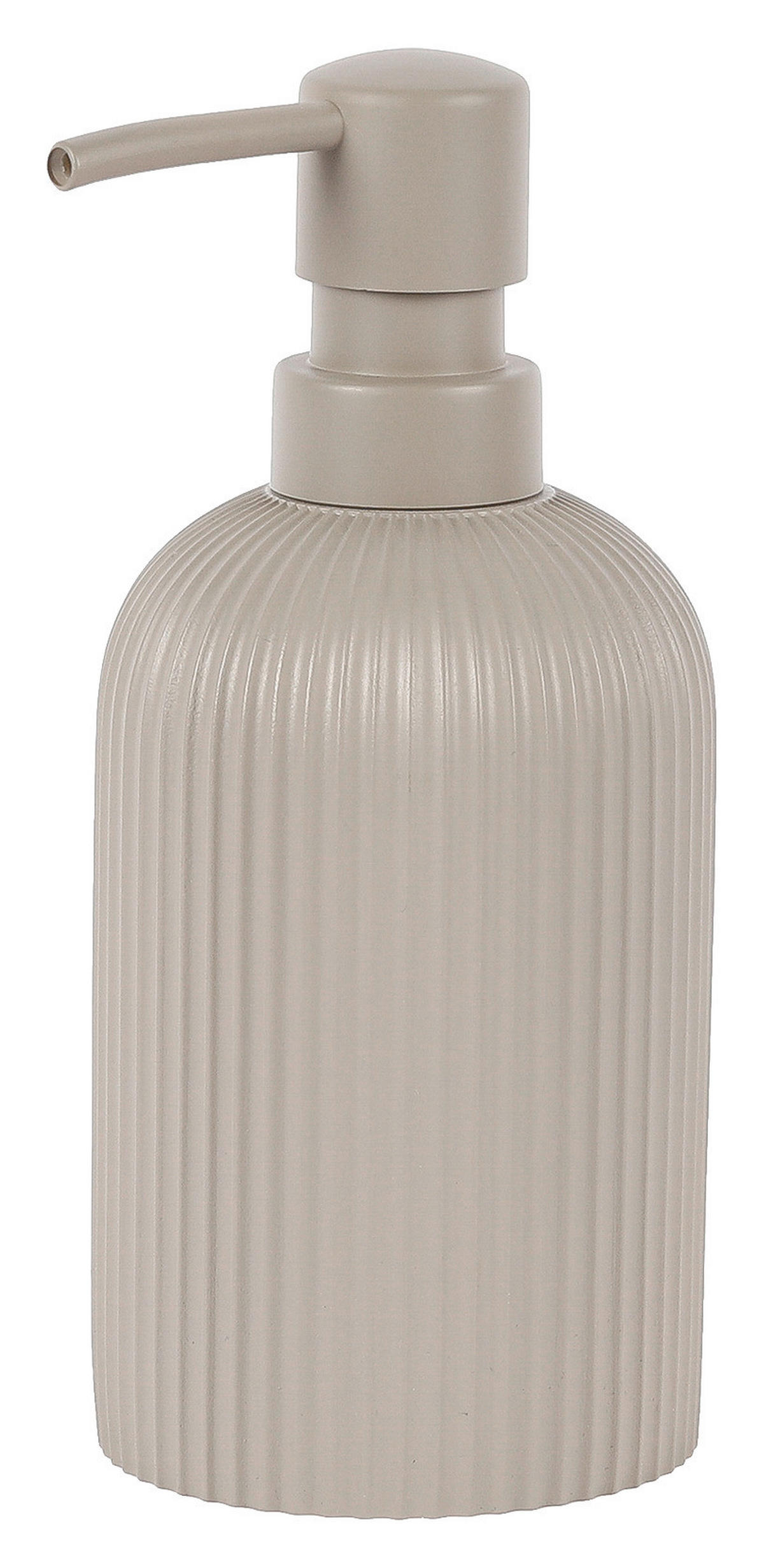 Seifenspender sand Polyresin B/H: ca. 7,7x17,6 cm Seifenspender_Samos sand - sand (7,70/17,60cm)