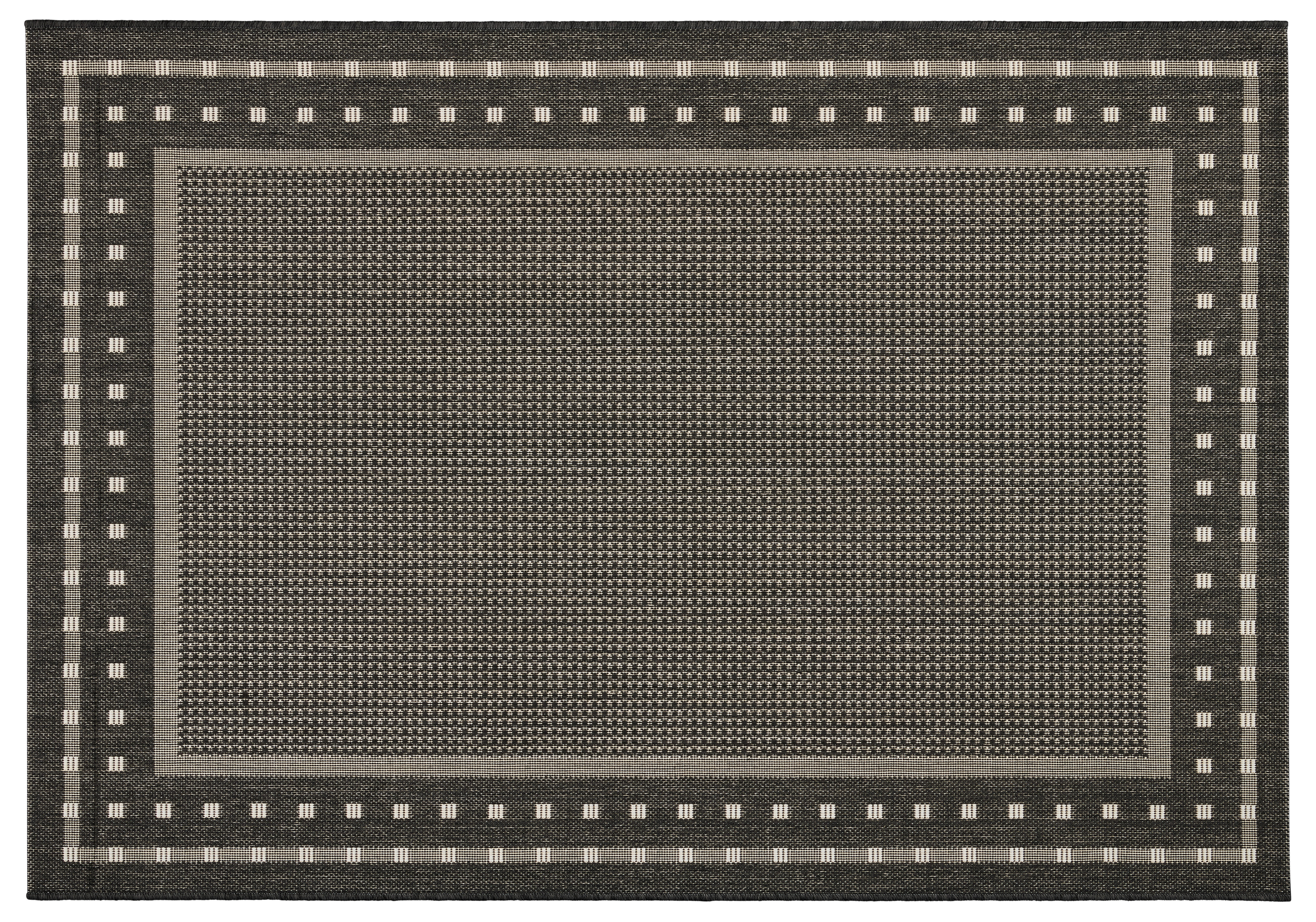 Thumbnail - In-/Outdoor-Teppich Ambiente schwarz B/L: ca. 120x170 cm