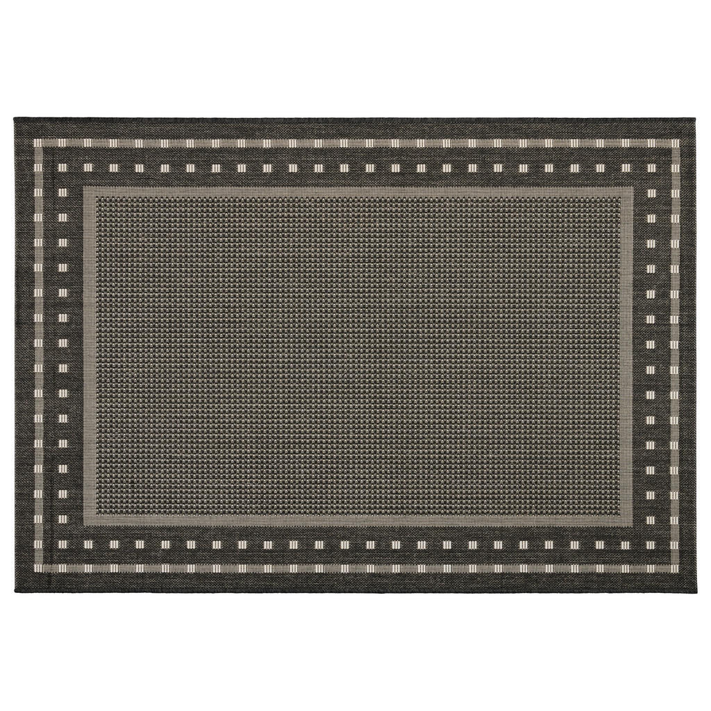 Thumbnail - In-/Outdoor-Teppich Ambiente schwarz B/L: ca. 60x110 cm