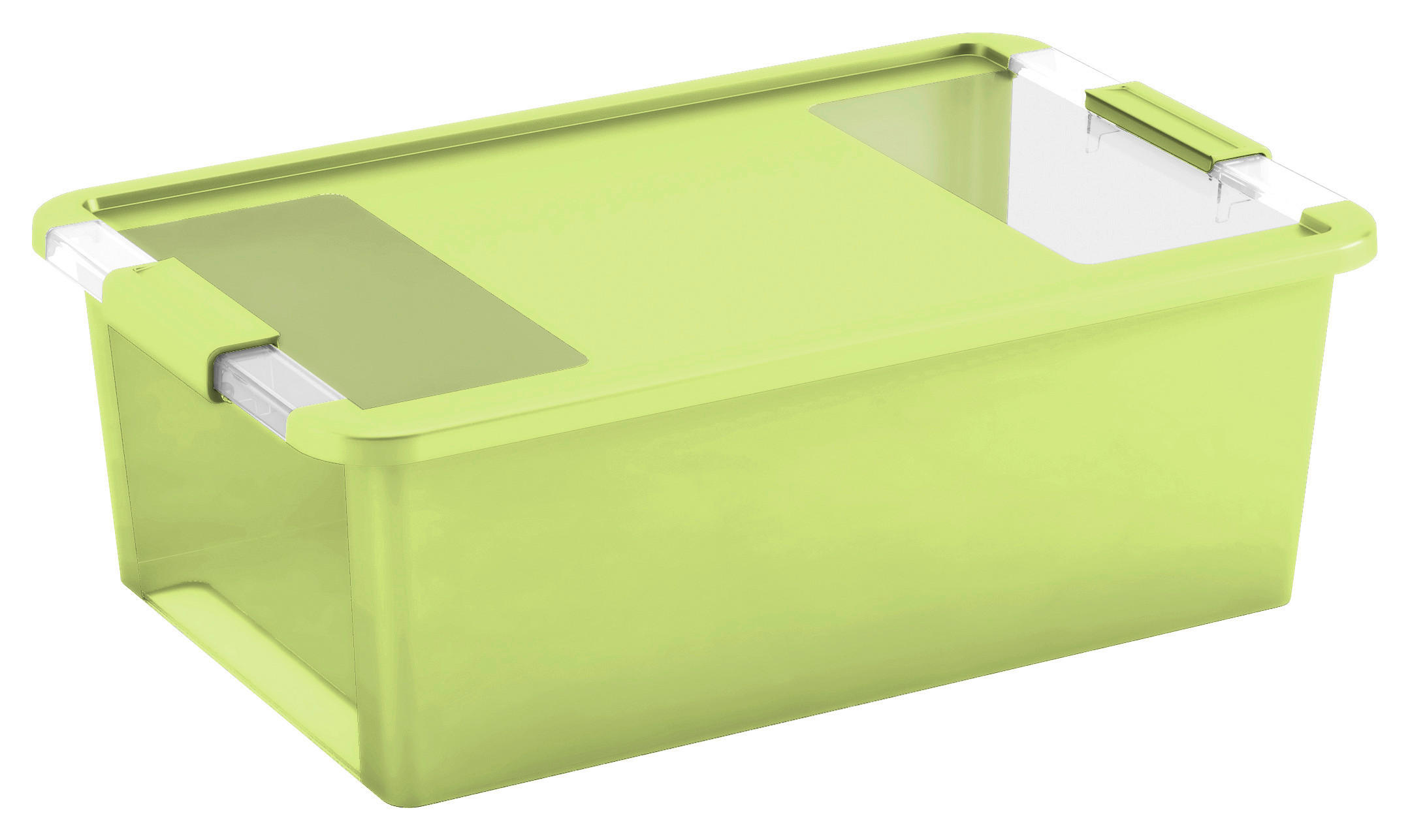 KIS Aufbewahrungsbox BI Box grün B/H/L: ca. 35x19x55 cm BI Box - grün/transparent (55,00/35,00/19,00cm) - KIS