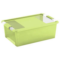 KIS Aufbewahrungsbox BI Box grün B/H/L: ca. 35x19x55 cm BI Box - grün/transparent (55,00/35,00/19,00cm) - KIS