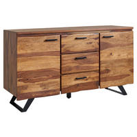 Sideboard rosenholz Nachbildung B/H/T: ca. 145x82x45 cm Sideboard - rosenholz (145,00/82,00/45,00cm) - Wohnling