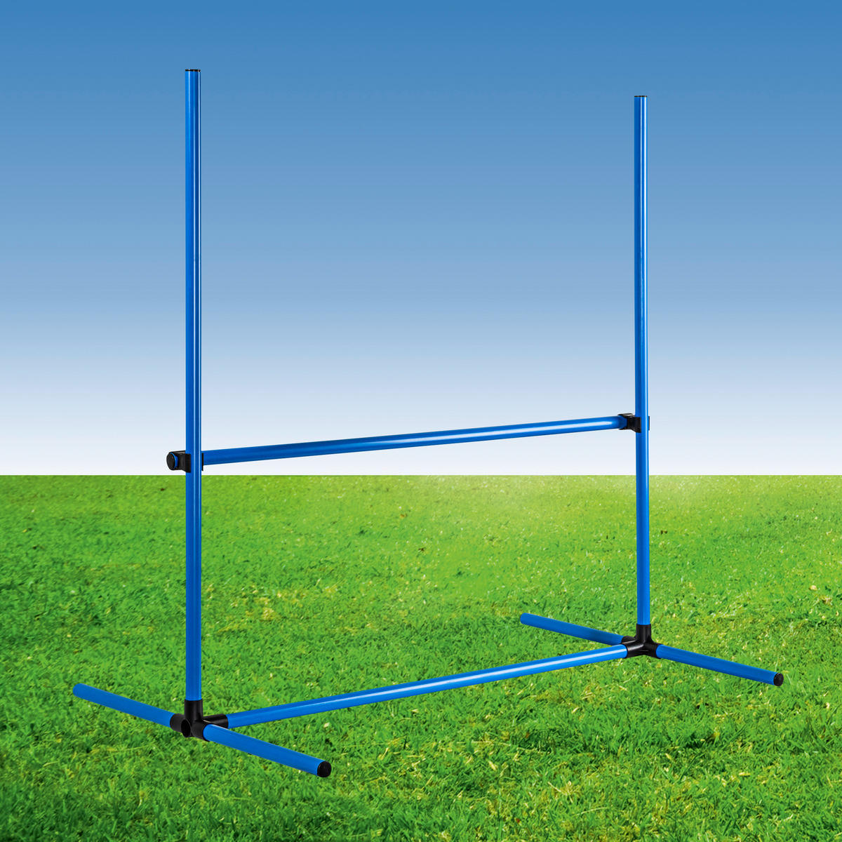 HI Agility Hürdenset blau Kunststoff B/H/L: ca. 65x95x95 cm Agility_Hürdenset_4erSet - blau (95,00/65,00/95,00cm) - HI
