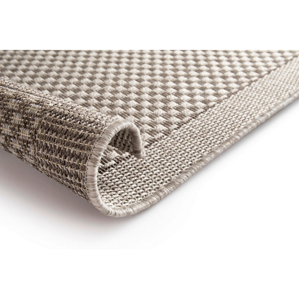 Thumbnail - In-/Outdoor-Teppich Grace grau B/L: ca. 80x150 cm