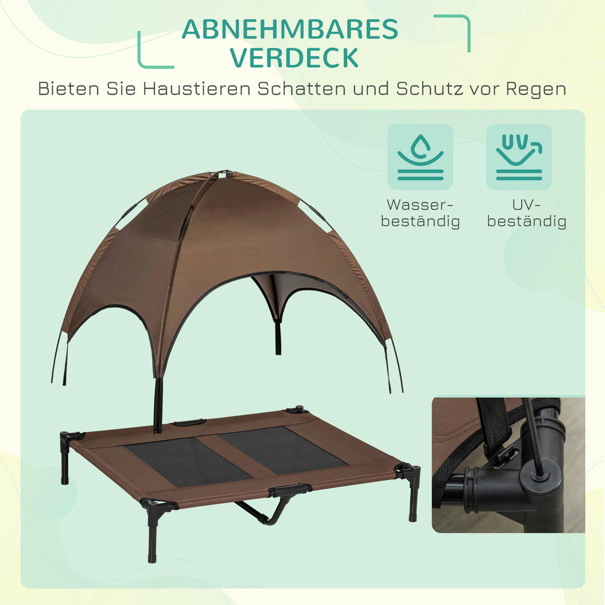 PawHut Hunde-Zubehör schwarz Polyester B/H/L: ca. 76x92x90 cm Hundebett - schwarz (90,00/76,00/92,00cm) - PawHut
