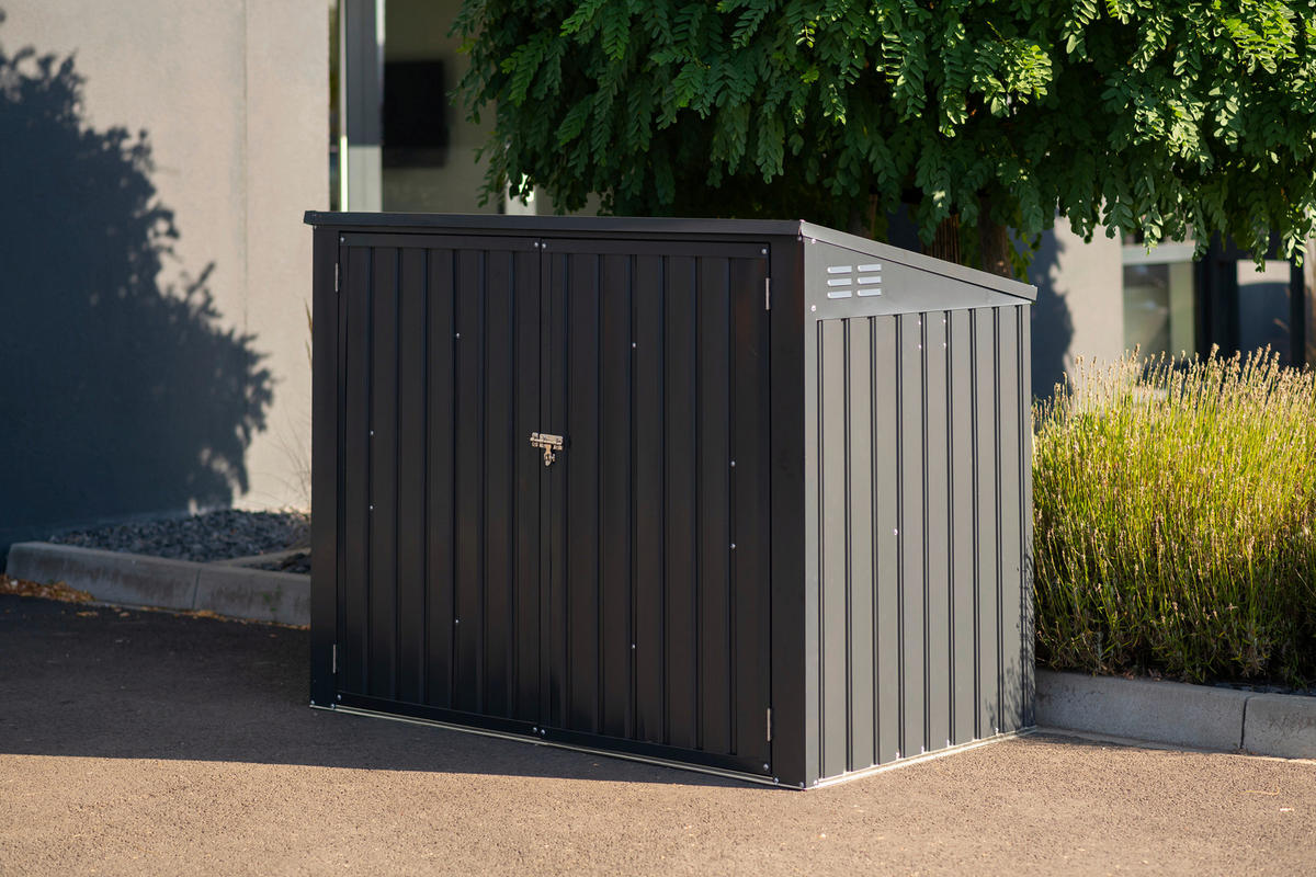 Westmann Mülltonnenbox 5x3 anthrazit B/H/T: ca. 172x131x100 cm 5x3 - anthrazit (172,00/131,00/100,00cm) - Westmann