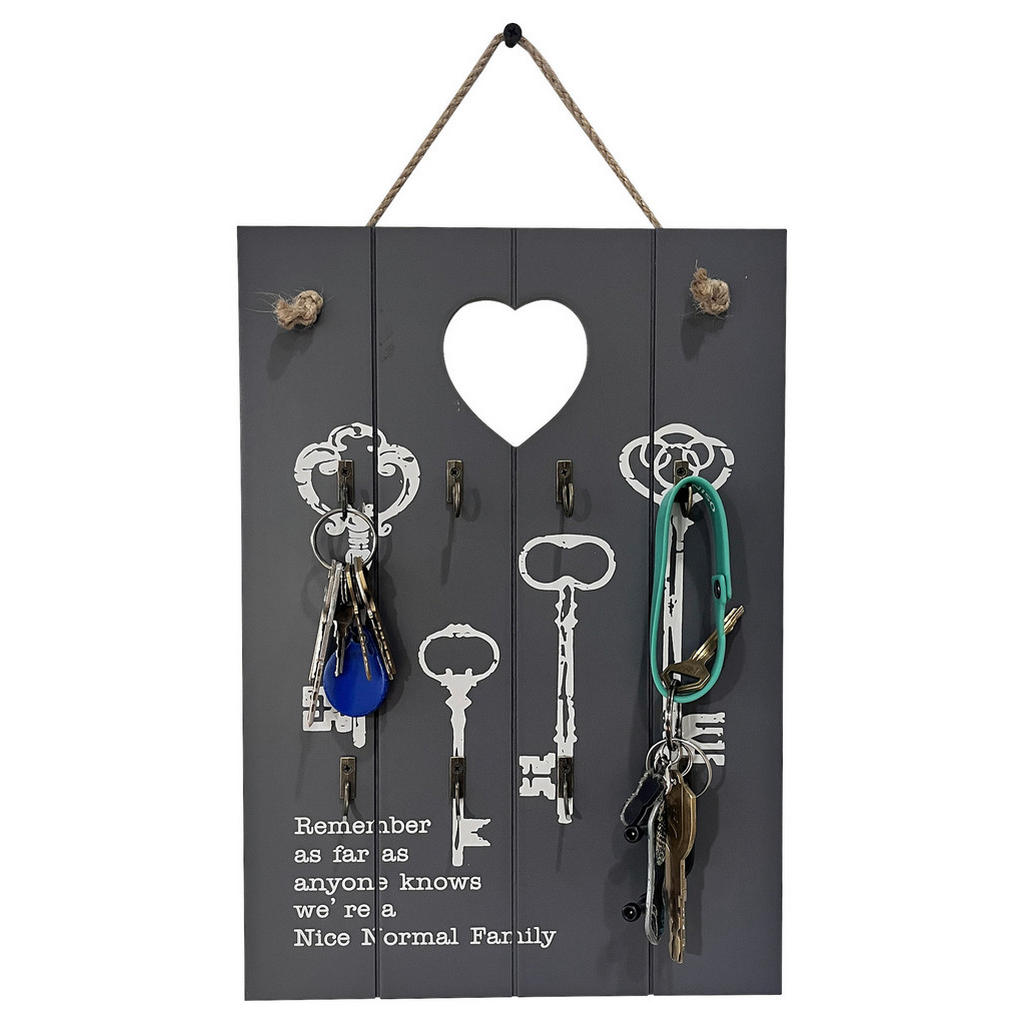 Thumbnail - Schlüsselkasten Elsa grau B/H/T: ca. 24x34x3 cm