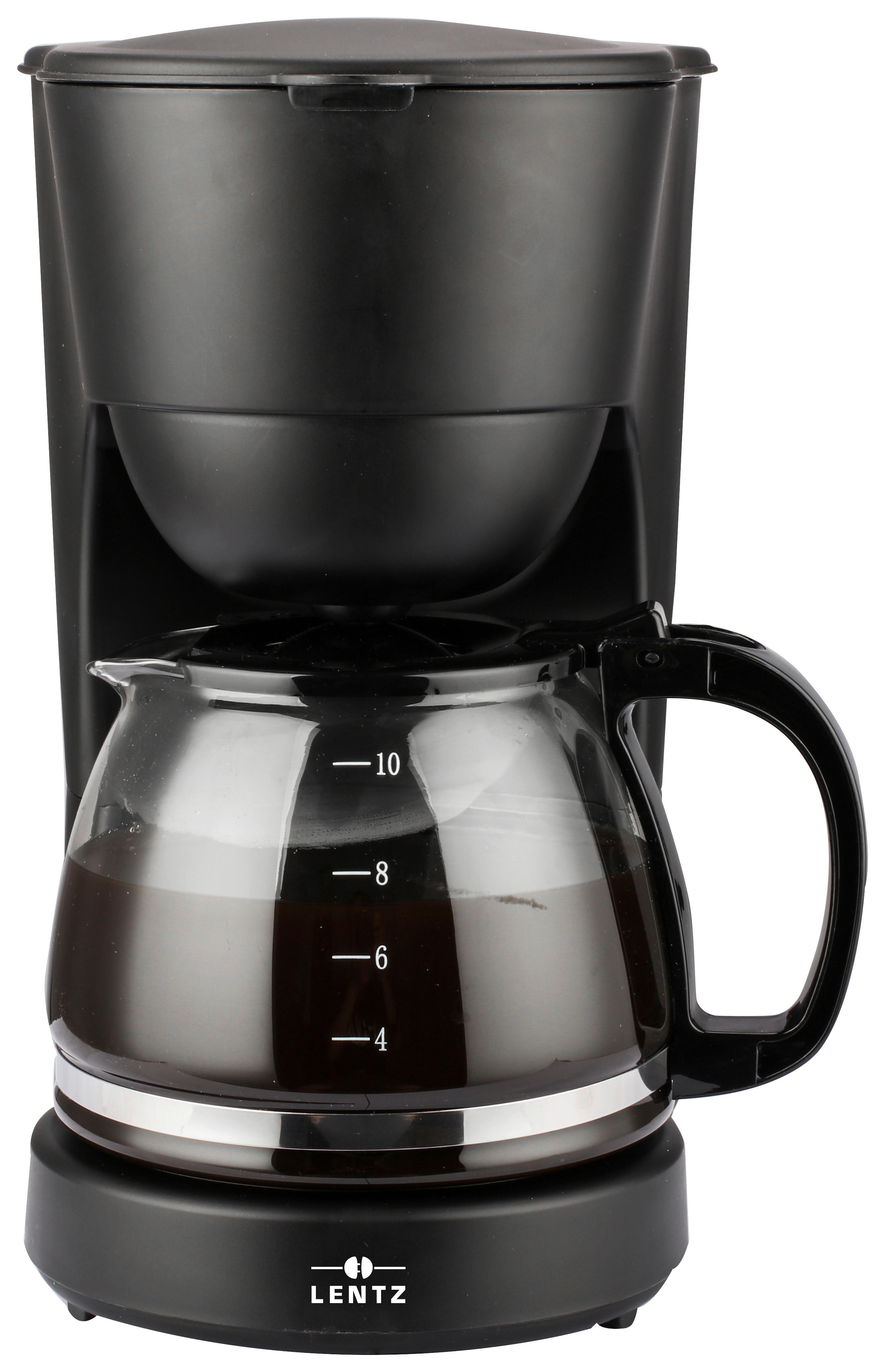 LENTZ Kaffeeautomat 74142 schwarz Kunststoff B/H/T: ca. 17x29x24 cm Kaffeeautomat 74142 - schwarz (17,00/29,00/24,00cm) - Lentz