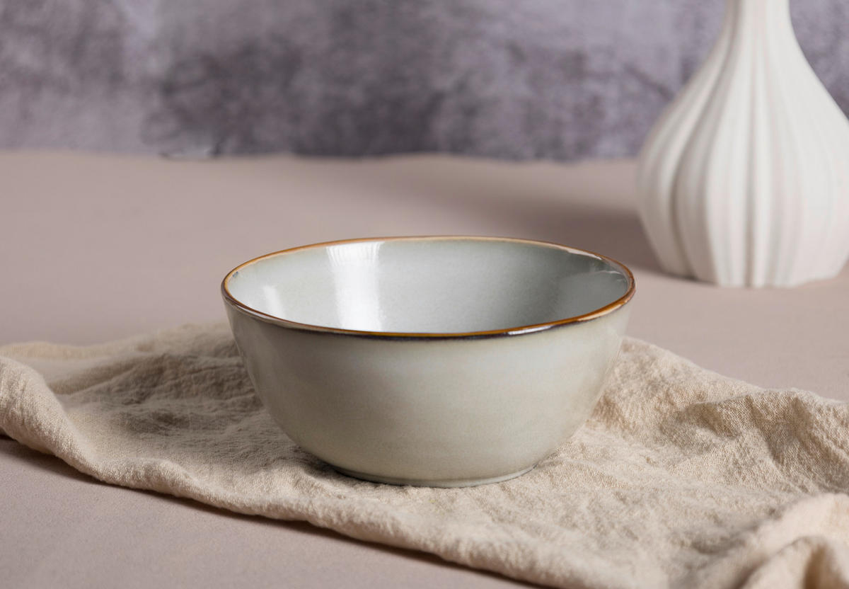 Schale beige Steinzeug D: ca. 15,2 cm Schale_Organic - beige (15,20cm)