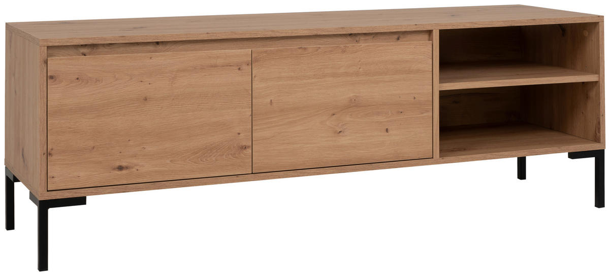 TV-Lowboard Korsika Eiche Artisan Nachbildung B/H/T: ca. 150x49x40 cm Korsika - Eiche (150,00/49,00/40,00cm)