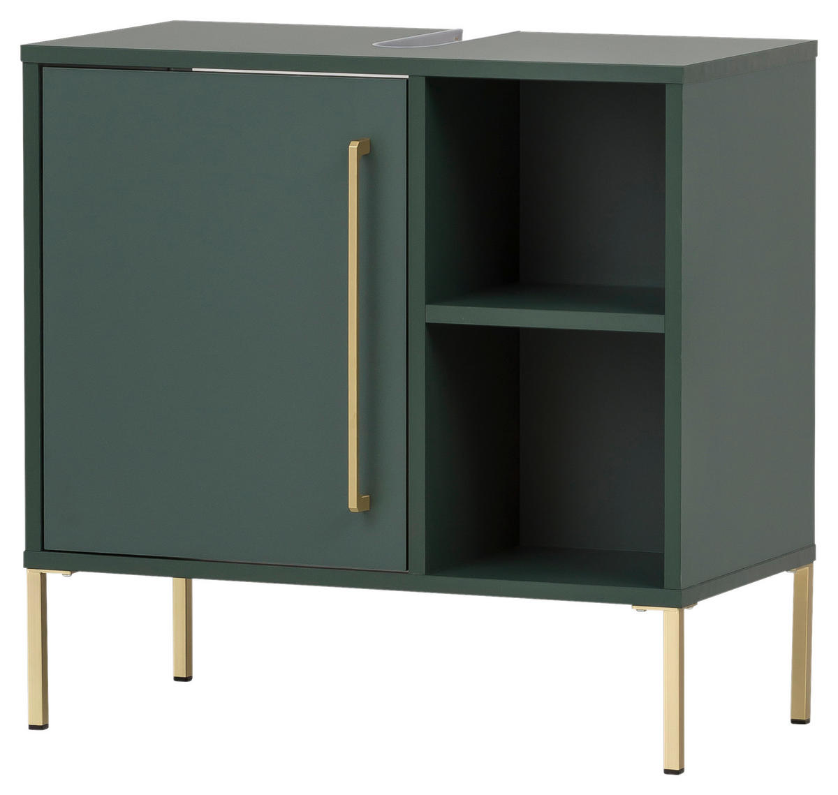 Waschbeckenunterschrank Kent waldgrün B/H/T: ca. 65,3x63,3x33,1 cm Kent - waldgrün (65,30/63,30/33,10cm) - Möbelpartner