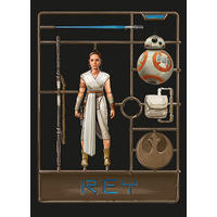 Komar Poster Star Wars Toy Rey Star Wars B/L: ca. 80x70 cm Star Wars Toy Rey - (80,00/70,00cm) - Komar