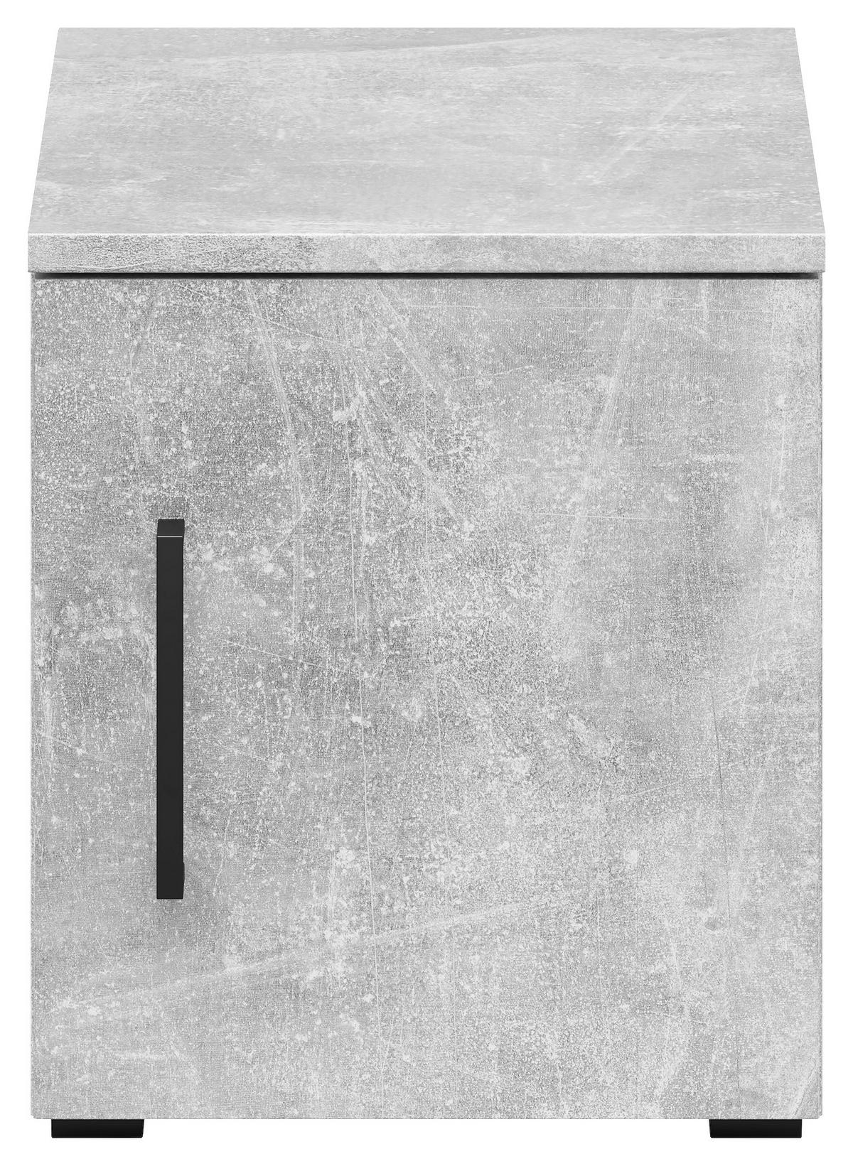 Aufsatz Multi-Stauraum Typ 2 Beton Optik B/H/T: ca. 30x35x40 cm Multi-Stauraum Typ 2 - Beton (30,00/35,00/40,00cm)