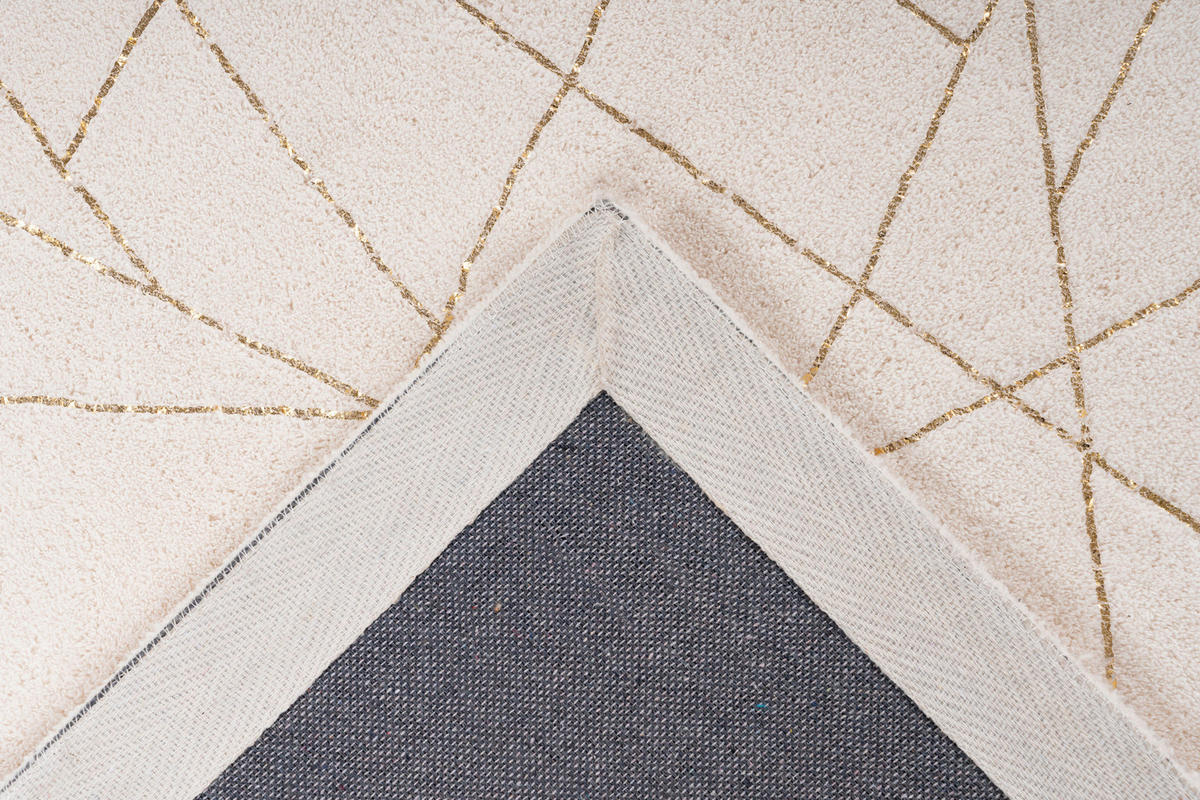 360Living Teppich Bijou creme B/L: ca. 160x230 cm Bijou - gold/creme (160,00/230,00cm) - 360Living