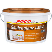 POCOline Latexfarbe weiß ca. 5 l Latexfarbe_Seidenglanz 5l - weiß (5,00l) - POCOline