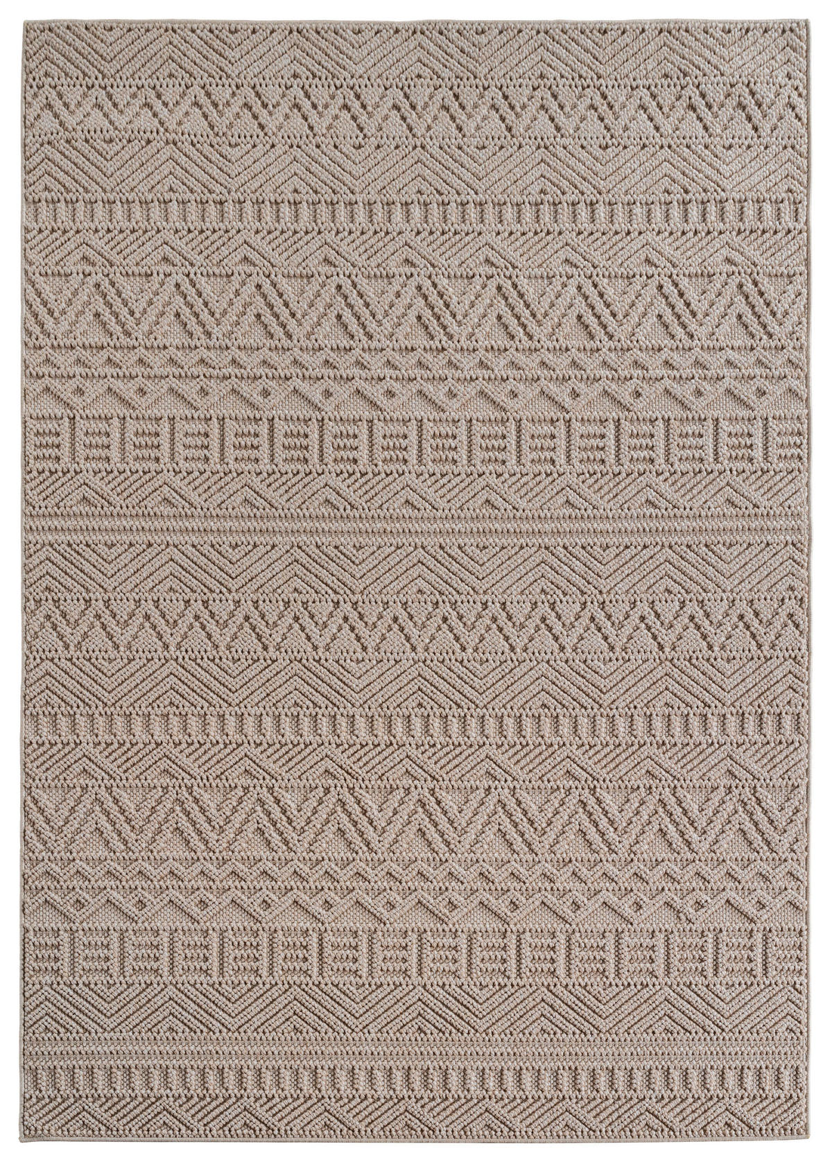 Ayyildiz Kurzflorteppich HELIX beige B/H/L: ca. 60x0,7x110 cm HELIX - beige (110,00/60,00/0,70cm) - Ayyildiz