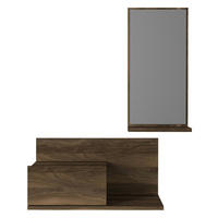 Konsolentisch Drax walnuss Nachbildung Spanplatte B/H/T: ca. 60x29,5x30 cm Drax - walnuss (60,00/29,50/30,00cm) - moebel17