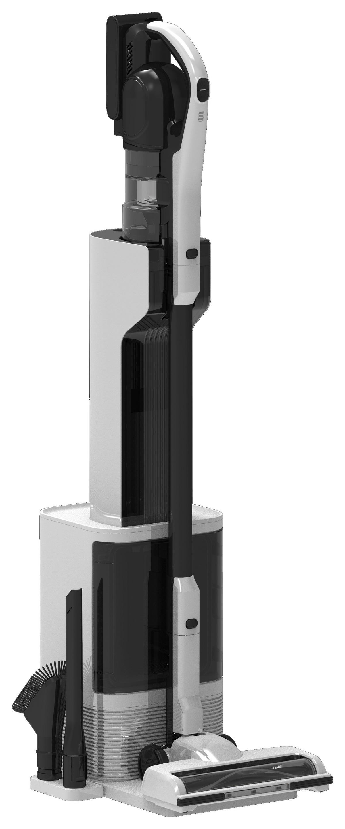 Emerio Handstaubsauger UVC-133343.1 schwarz weiß Kunststoff Metall B/H/L: ca. 39x106x24,5 cm Handstaubsauger_Zeus - weiß/schwarz (24,50/39,00/106,00cm) - Emerio